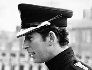 Prince Charles, The Prince of Wales wearing the leek emblem in his cap as he attends Prince Charles, The Prince of Wales wearing the leek emblem in his cap as he attends