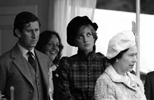 Prince Charles Princess Diana and The Queen September 1981 Royalty at the Braemar Prince Charles Princess Diana and The Queen September 1981 Royalty at the Braemar