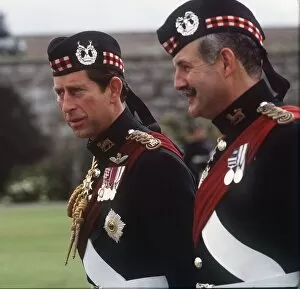 Prince Charles in full Scottish military outfit July 1988