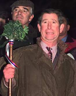 Prince Charles in Slovenia watching abseiling in November 1998 Demonstration Prince Charles in Slovenia watching abseiling in November 1998 Demonstration