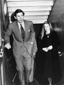 Prince Charles son of British Monarch Queen Elizabeth with friend Penelope Eastwood Prince Charles son of British Monarch Queen Elizabeth with friend Penelope Eastwood