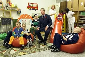 Images Dated 3rd November 1998: Prince Charles during his visit to Bulgaria November 1998 Visiting a childrens