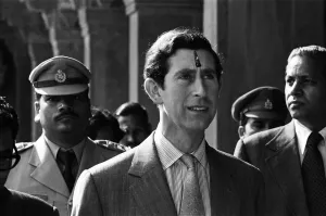 Images Dated 29th November 1980: Prince Charles visits the historical Fatehpur Sikri near Agra, India. 29th November 1980