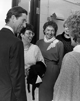 Prince Charles visits North East, 9th December 1986. Official opening of The Stables St Prince Charles visits North East, 9th December 1986. Official opening of The Stables St