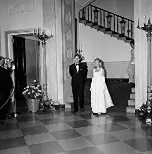 Images Dated 19th July 1970: Prince Charles at the White House, Washington, alongside Tricia Nixon. 19th July 1970