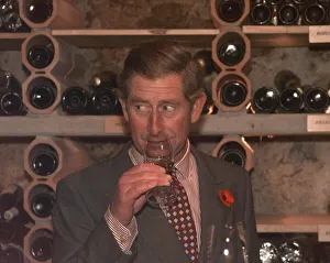 Prince Charles wine tasting in Slovenia November 1998 at the Triglav National Park Prince Charles wine tasting in Slovenia November 1998 at the Triglav National Park