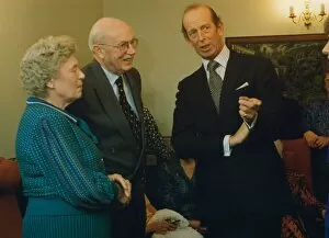 Images Dated 25th November 1992: Prince Edward of Kent - The Duke and Duchess of Kent North East Royal Visits