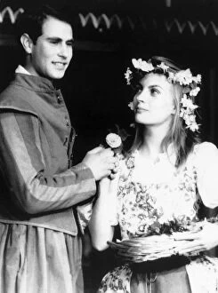 Images Dated 25th August 1987: Prince Edward is starring on stage as Prince Florizel in 'A Winters Tale'