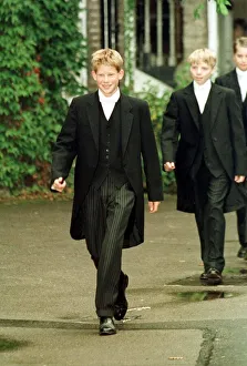 Prince Harry first day at Eton September 1998 Eton Public School wearing Prince Harry first day at Eton September 1998 Eton Public School wearing
