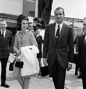 Prince Juan Carlos and Princess Sofia of Spain arrive at Heathrow Airport Prince Juan Carlos and Princess Sofia of Spain arrive at Heathrow Airport