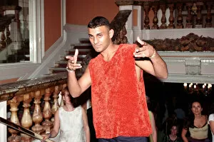 Images Dated 23rd July 1997: Prince Naseem Hamed attending the Elite Model Look of the Year competition