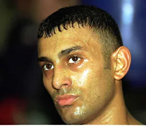 Prince Naseem Hamed boxer preparing at his Sheffield gym for his fight in London with Prince Naseem Hamed boxer preparing at his Sheffield gym for his fight in London with