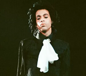 Prince performing on stage at Wembley 29th July 1988Prince performing on stage at Wembley
