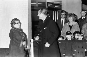 Prince Philip, Duke of Edinburgh arrives at Coventry Station Prince Philip, Duke of Edinburgh arrives at Coventry Station