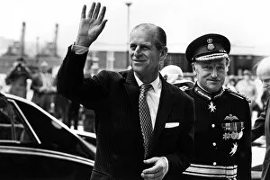 Images Dated 8th March 1980: Prince Philip, Duke of Edinburgh arrives at the JM Centre