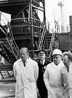 Prince Philip, Duke of Edinburgh opens the extension to the Maxiheat Anthracite Prince Philip, Duke of Edinburgh opens the extension to the Maxiheat Anthracite