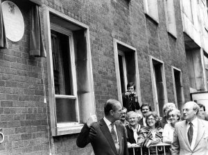 Prince Philip, Duke of Edinburgh unveils a plaque to John Dalton at the Manchester Prince Philip, Duke of Edinburgh unveils a plaque to John Dalton at the Manchester