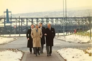 Images Dated 15th February 1991: Prince Philip, Duke of Edinburgh, during his visit to Newcastle Business Park 15th