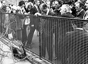 Prince Philip, Duke of Edinburgh visits Paignton Zoo, Devon. 9th March 1978 Prince Philip, Duke of Edinburgh visits Paignton Zoo, Devon. 9th March 1978