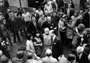 Images Dated 8th February 1973: Prince Philip, Duke of Edinburgh visits Salford University