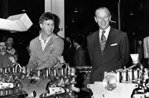 Images Dated 23rd November 1988: Prince Philip opens a new £12million engine test centre at Ford Bridgend