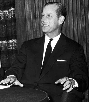 Prince Philip is pictured here during the recording seesion Prince Philip is pictured here during the recording seesion