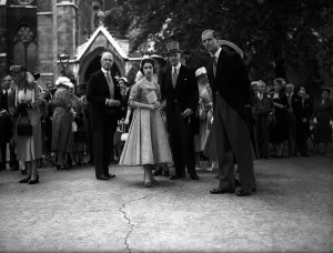 Prince Philip and Princess Margaret July 1952 at the wedding of Gerald Lascelles Prince Philip and Princess Margaret July 1952 at the wedding of Gerald Lascelles