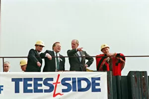 Images Dated 18th May 1993: Prince Philip visiting Tees Barrage. 18th May 1993