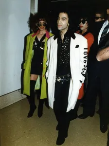 Prince Pop Star with backing singer Sheila E at Heathrow Airport Prince Pop Star with backing singer Sheila E at Heathrow Airport