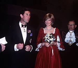 The Prince and Princess of Wales attend a royal gala performance of The night of Knights
