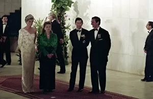 Images Dated 23rd April 1991: Prince and Princess of Wales official Visit to Brazil, April 1991