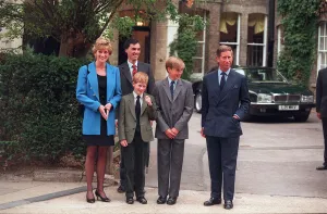 PRINCE AND PRINCESS OF WALES ABOUT TO TAKE PRINCE WILLIAM TO ETON FOR HIS FIRST DAY PRINCE AND PRINCESS OF WALES ABOUT TO TAKE PRINCE WILLIAM TO ETON FOR HIS FIRST DAY