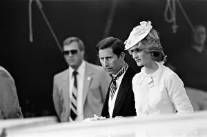 Images Dated 29th June 1983: Prince and Princess of Wales tour of Canada in June 1983