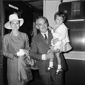01095 Gallery: Prince Rainier and his wife Princess Grace of Monaco stopped in London for about 90