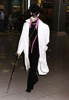 Images Dated 8th September 1993: Prince Rock Star seen here at Heathrow ready to board the New York Concorde 8th