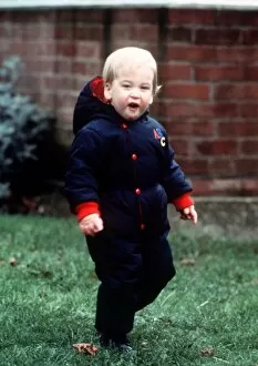 Images Dated 14th December 1983: Prince William at Kensington Palace December 1983