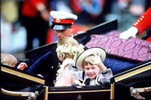 00106 Gallery: Prince William and Prince Edward on the way to Westminster Abbey for the wedding of