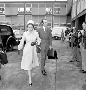 Princess Anne and Captain Mark Phillips leaving Heathrow airport today for Washington Princess Anne and Captain Mark Phillips leaving Heathrow airport today for Washington