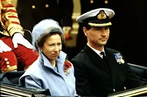 Images Dated 10th November 1993: Princess Anne and husband during Malaysian State Visit of the King