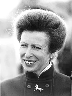 1989 Gallery: Princess Anne in North Yorkshire visiting the Malton agricultural show