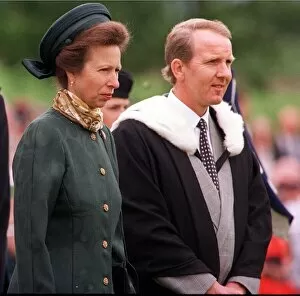 Images Dated 23rd June 1997: PRINCESS ANNE PRINCESS ROYAL VISITS QUEEN VICTORIA SCHOOL DUNBLANE SCOTLAND WITH