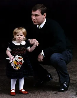 Princess Beatrice with her dad Prince Andrew visiting the Duchess of York Princess Beatrice with her dad Prince Andrew visiting the Duchess of York