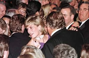 Images Dated 5th June 1996: Princess Diana dances with American millionaire tool manufacturer Michael Wilkie at a