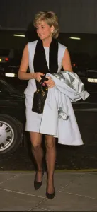 Princess Diana leaving Heathrow airport for New York. The princess was travelling Princess Diana leaving Heathrow airport for New York. The princess was travelling