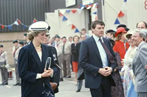 Princess Diana meets and greets the people of Atherstone, Warwickshire Princess Diana meets and greets the people of Atherstone, Warwickshire
