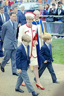 Princess Diana and Prince Charles with their sons, Prince William and Prince Harry Princess Diana and Prince Charles with their sons, Prince William and Prince Harry