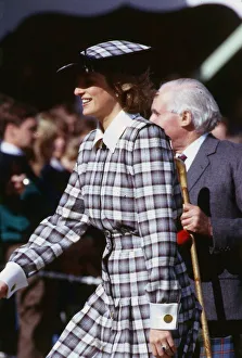 Princess Diana, the Princess of Wales attends the annual Braemar Highland Games Princess Diana, the Princess of Wales attends the annual Braemar Highland Games