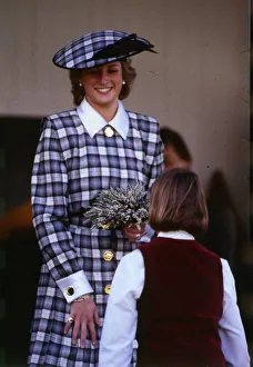 Princess Diana, the Princess of Wales attends the annual Braemar Highland Games Princess Diana, the Princess of Wales attends the annual Braemar Highland Games