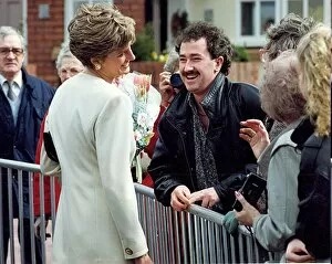 Images Dated 3rd April 1991: Princess Diana the Princess of Wales. (North East visits)