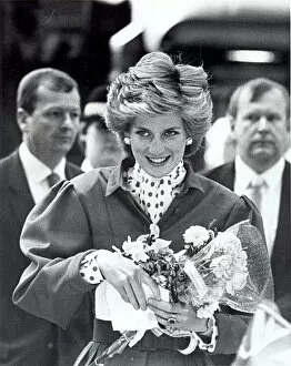 Images Dated 22nd May 1986: Princess Diana the Princess of Wales. (North East visits)
